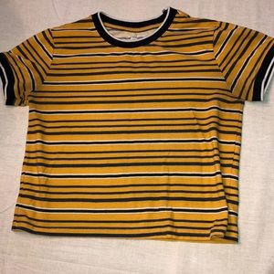 Striped crop top